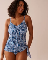 MEDITERRANEAN TILE High Waist Bikini Bottom