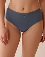 Super Soft Lace Trim High Waist Bikini Panty