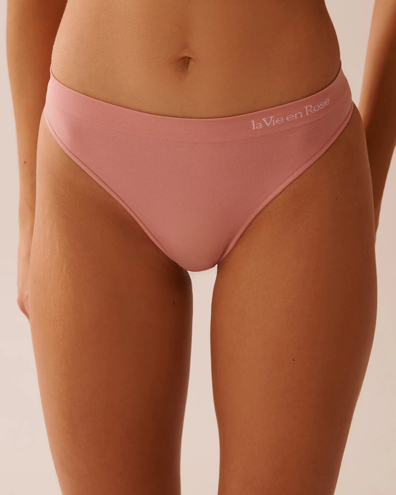 Seamless Fabric Thong Panty