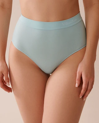 Seamless Fabric High Waist Bikini Panty