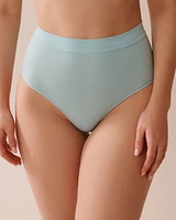 Seamless Fabric High Waist Bikini Panty