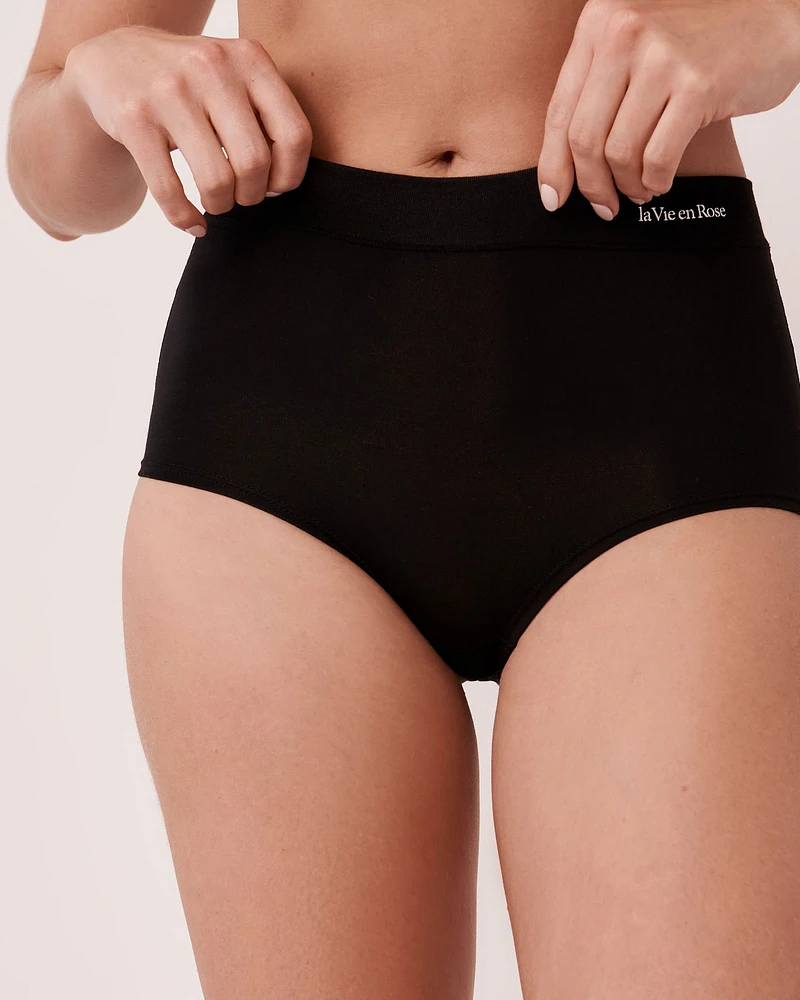 Culotte aux hanches taille haute en modal