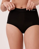 Culotte aux hanches taille haute en modal