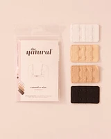 4Pcs Set of 3/4'' 2-Hook Bra Extenders