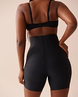 Medium Support Microfiber High Waist Mid-Thigh Shaper Shorts