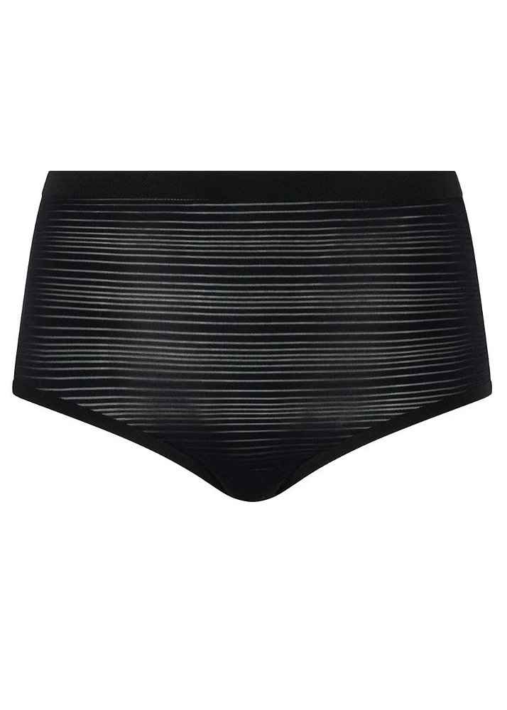 Culotte pleine Soft Stretch Stripes
