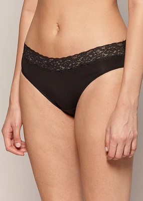 Culotte bikini bande dentelle (3 pour 36$)