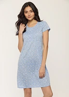 Nightgown with flowers