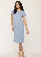 Long Nightgown with Flowers
