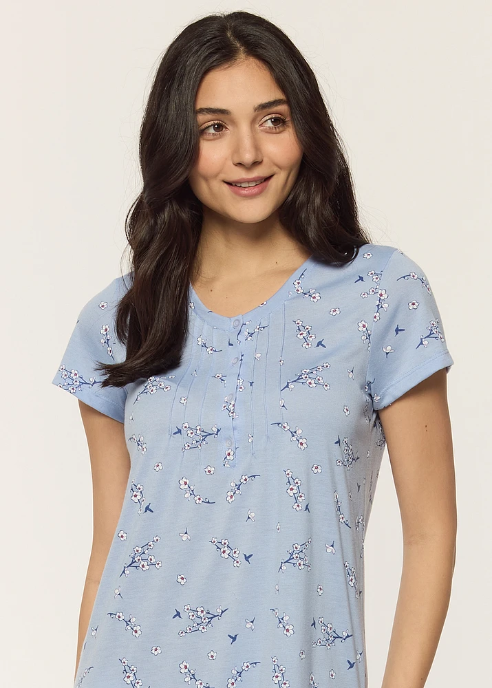 Long Nightgown with Flowers