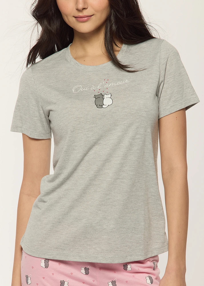 Pyjama Set with cats