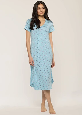 Nuisette longue avec libelulles