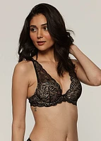 Soutien-gorge plongeant Leafy Lace
