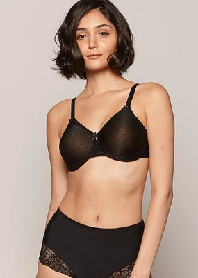 Soutien-gorge moulé avec armatures Diamond Jacquard