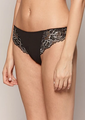 Culotte brésilienne dentelle 2 tons (3 pour 36$)