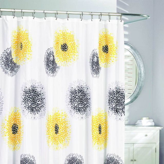 Blossom fabric shower curtain