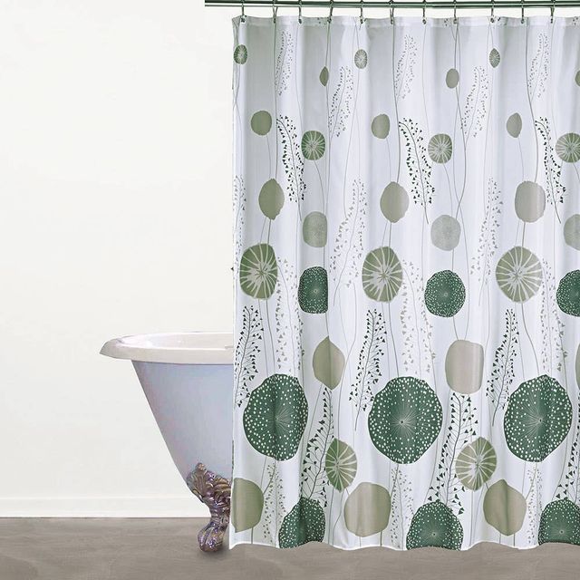Cirque fabric shower curtain