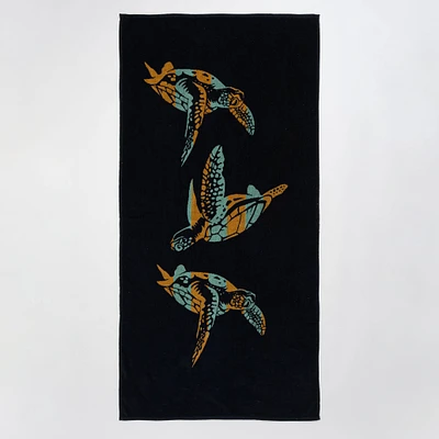 Oceanna Beach Towel Turtles
