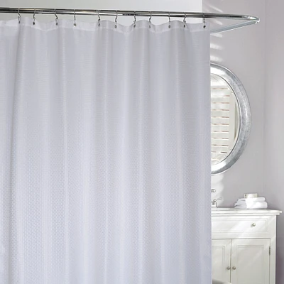 Basketweave Shower Curtain