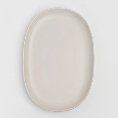 gusto! Oval Platter, 12" - White