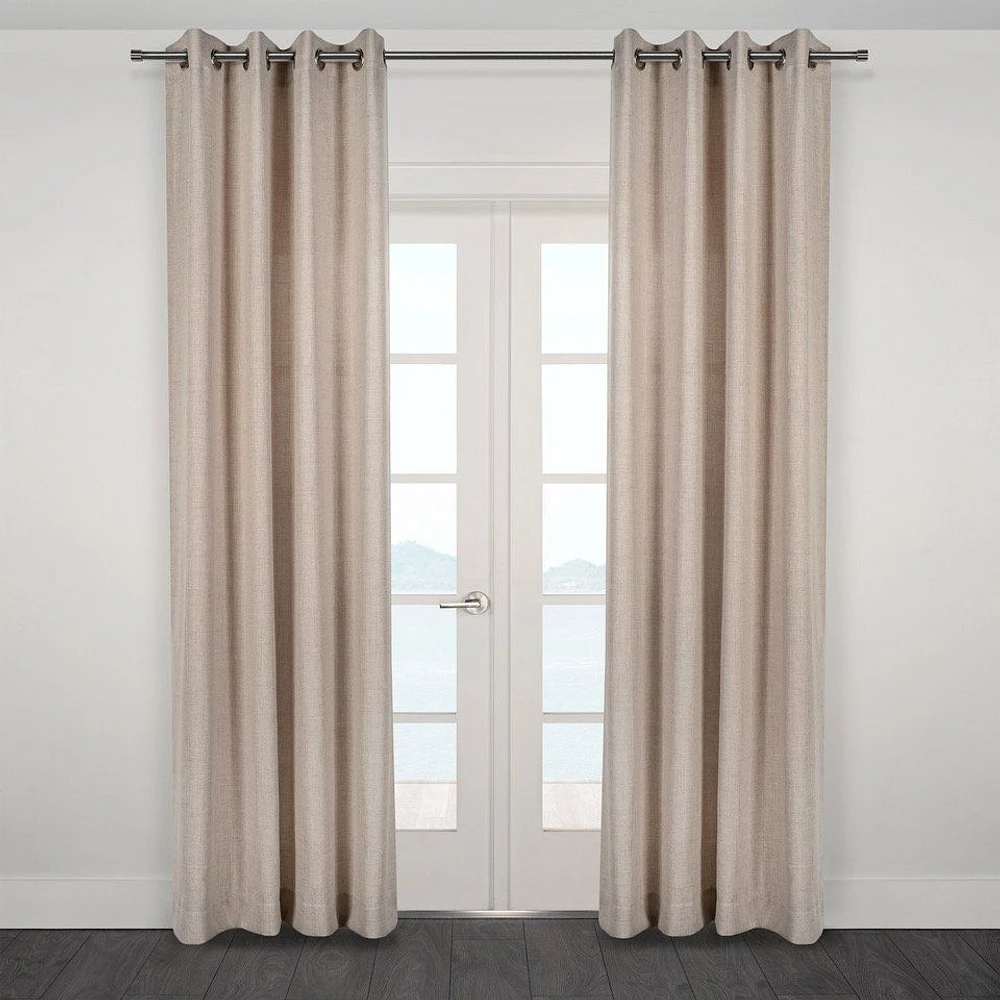 Heavy Semi-Sheer Grommet Panel
