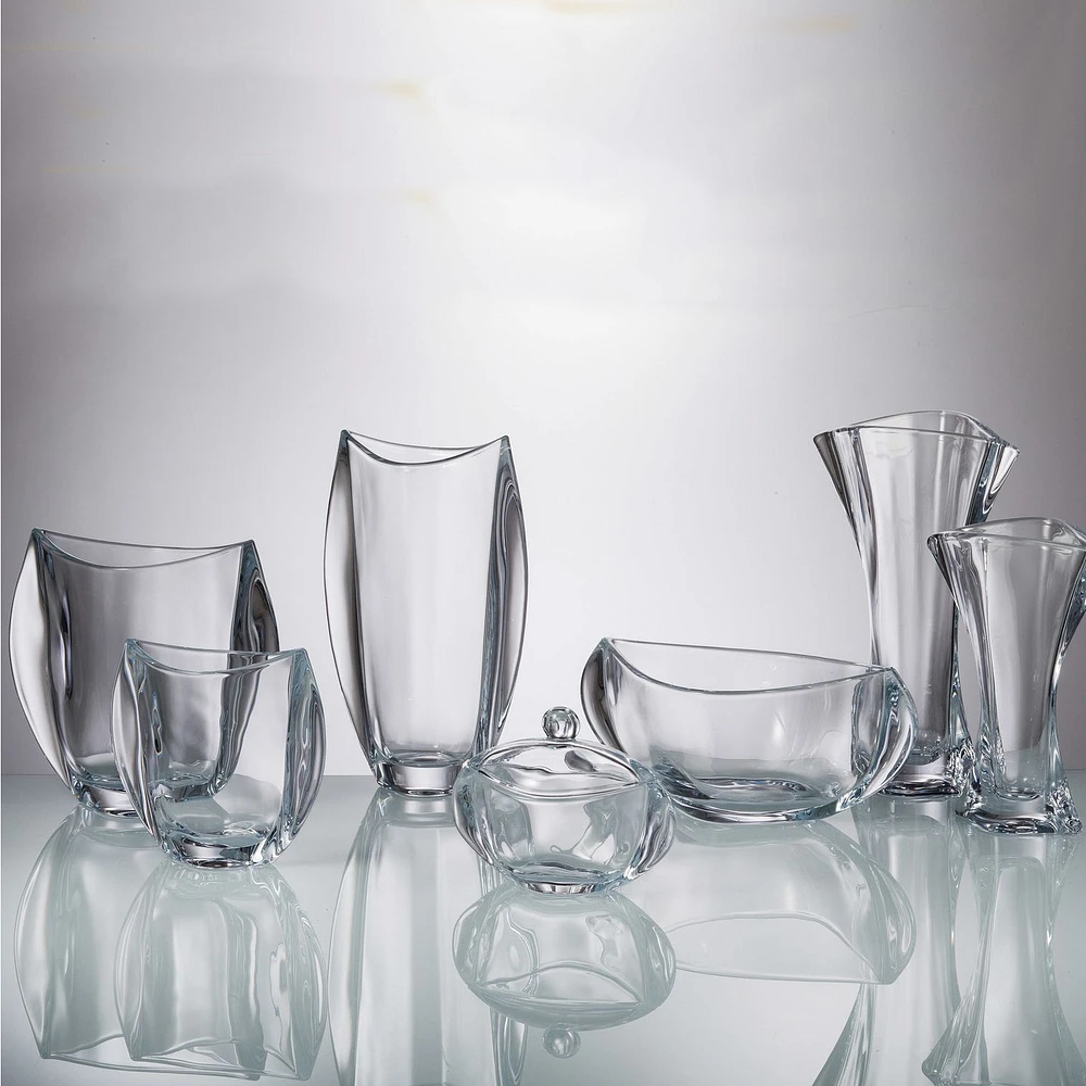 Crystal Bohemia Orbit Tall X-Vase 31.5 cm by Brillant