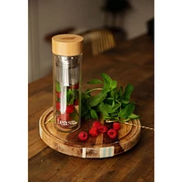 3-in-1 Sustainable Glass and Bamboo Tumbler