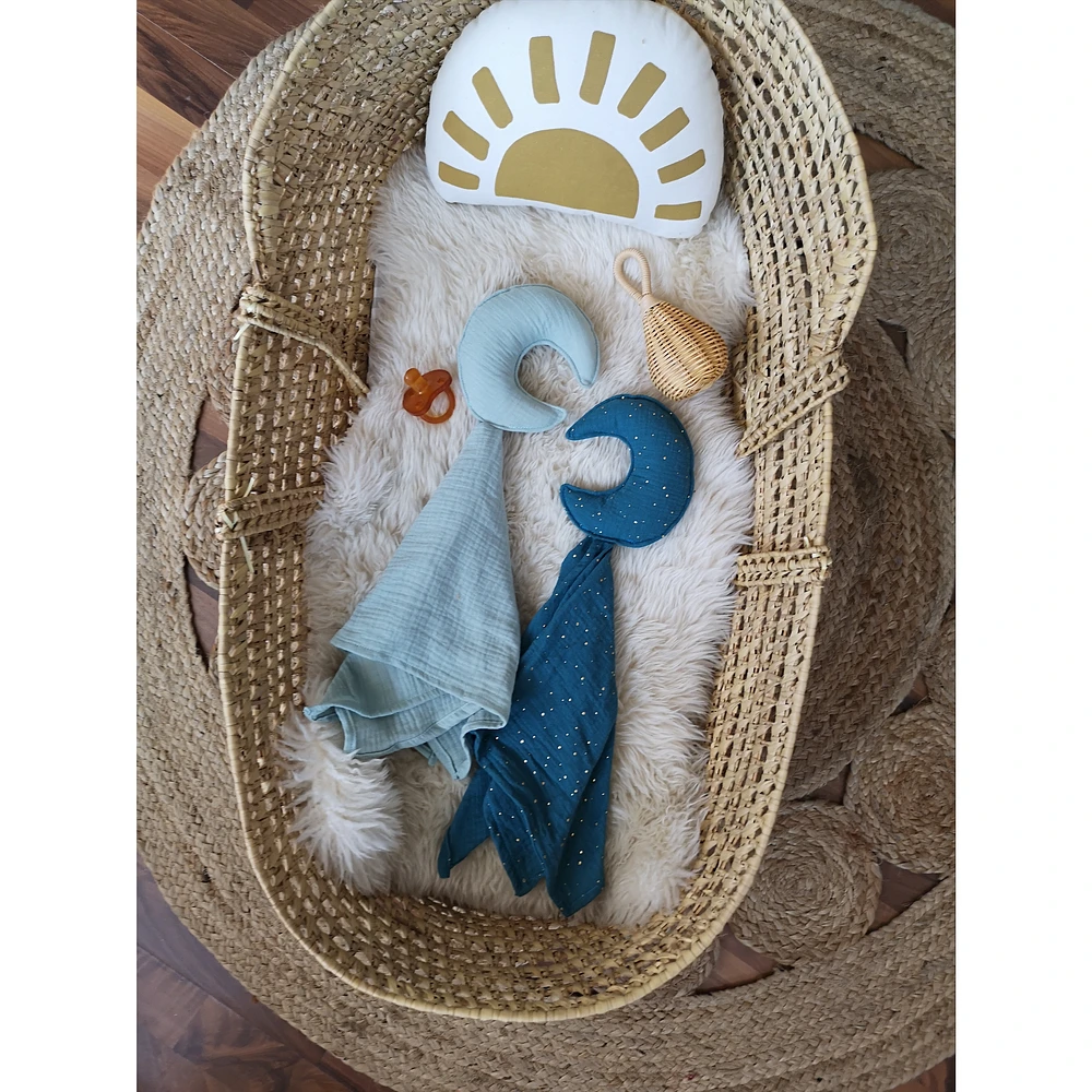 Baby Moon Security Blanket, Set of 2