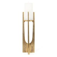 Sanders Large Gold Candle Holder