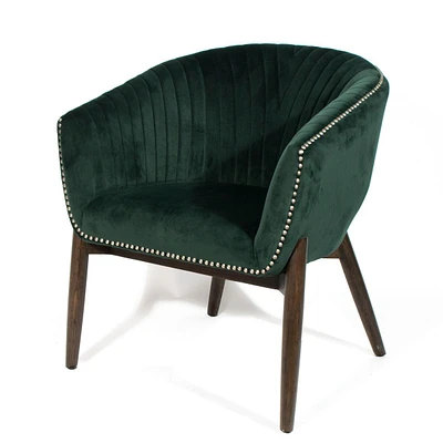 Nadia Green Velvet Club Chair