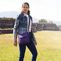 Anti-Theft Classic Mini Shoulder Bag - Purple