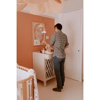 Cloud Mobile - Peach, White & Taupe