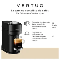 Machine à café et espresso Vertuo Next Premium Noir de Nespresso® par Breville