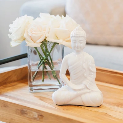 Sitting Ceramic Buddha Statue