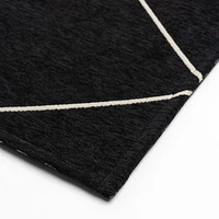 Loze Anti Slip Rug 20x28" - Black