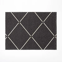 Loze Anti Slip Rug 20x28" - charcoal