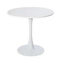 Table ronde moderne - Blanc