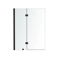 Jarrod Matte Black Sliding Bathtub Door