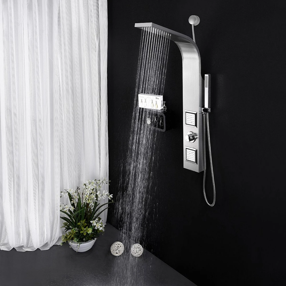 Jarvis Chrome Stainless Steel Shower Column