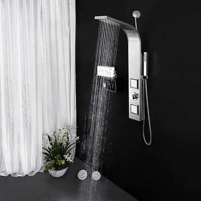 Jarvis Chrome Stainless Steel Shower Column