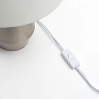 Melanie Table Lamp - Satin Nickel