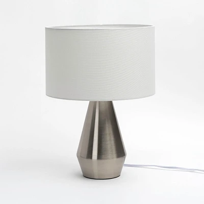 Melanie Table Lamp - Satin Nickel