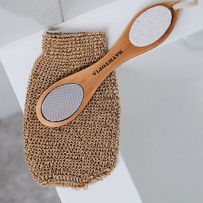Gant de bain en jute