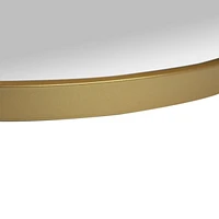 Mani Round Metal Gold Mirror - 24x24