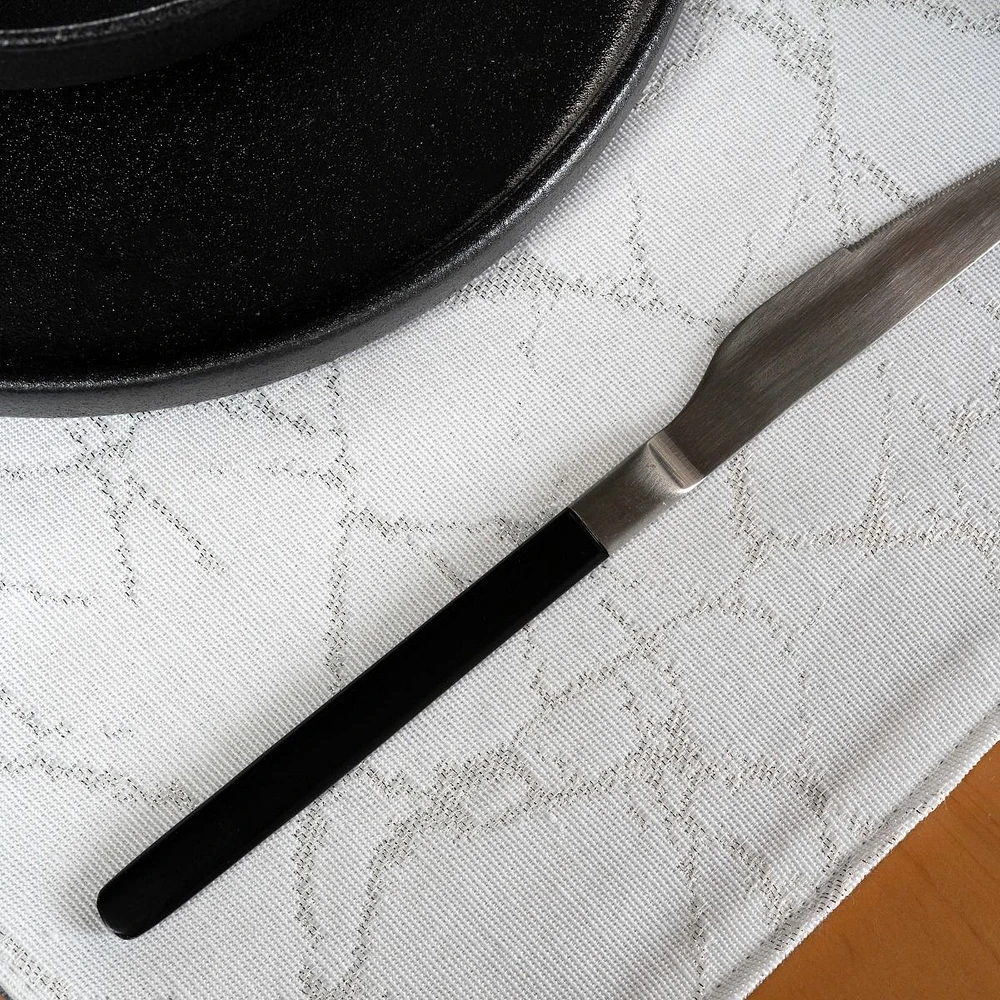 Minto Placemat - Silver/White