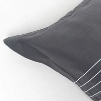Multistripe Lurex Euro Sham