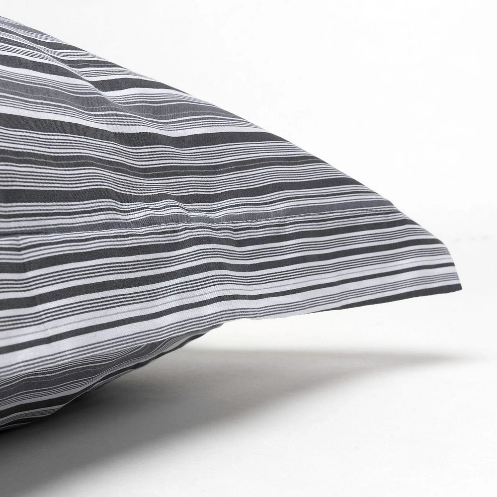 Multistripe Lurex Euro Sham