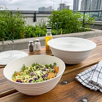 Tierra Bowl with Cover by Guzzini - White