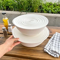 Tierra Bowl with Cover by Guzzini - White