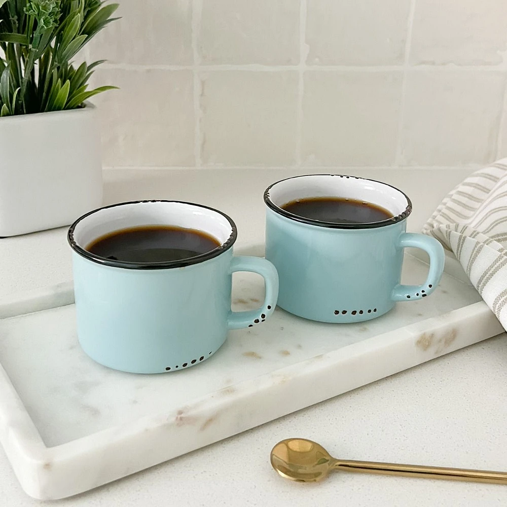 Abbott Tasse à cappuccino rétro - Verte